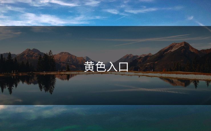 黄色入口